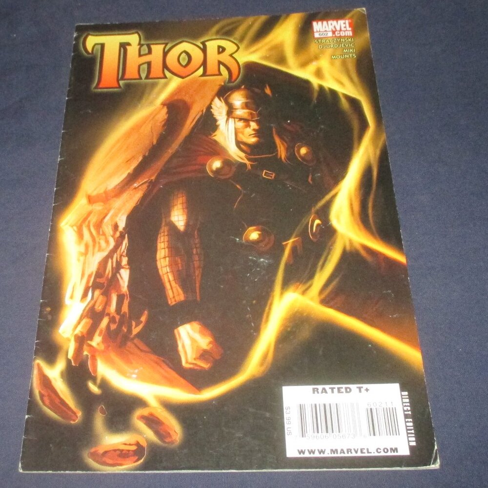 Thor #602 (3rd Series) (Marvel Comics, 2009) Marko Djurdjevic Cover Variant B
